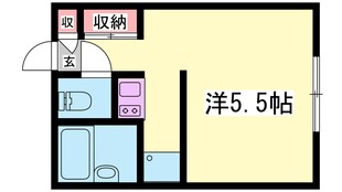 亀山駅 徒歩15分 1階の物件間取画像